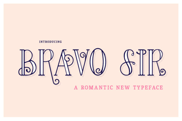 Bravo Sir Family: The Elegant Serif Typeface for Handmade Shop Brands