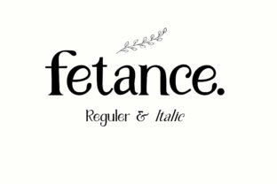 Fetance: The Elegant Serif Font for Professional Branding