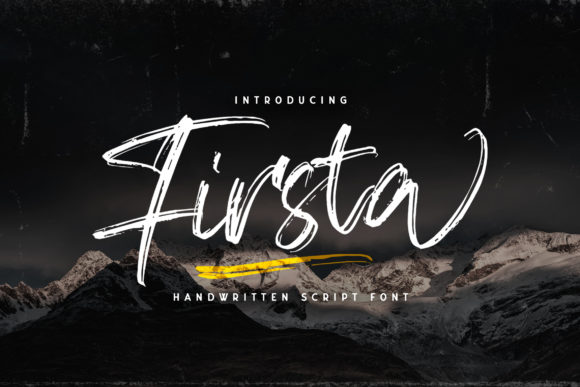 Firsta: The Handwritten Typeface That Elevates Editorial Design