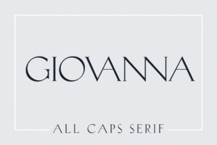 Giovanna: The Elegant Serif Font That Transforms Your Brand