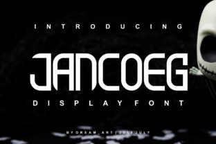 Jancoeg: A Sleek Sans Serif Typeface for Modern Web Design