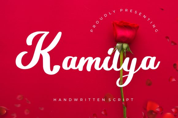 Kamilya: A Delicate Script Typeface for Editorial Design