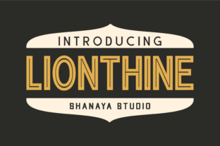 Lionthine: A Premium Sans Serif Typeface for Luxurious Campaigns