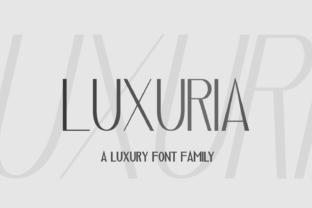 Luxuria: The Elegant Sans Serif Font for Polished Brand Identity