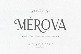 Merova: A Classic Serif Typeface for Elegant Web Design