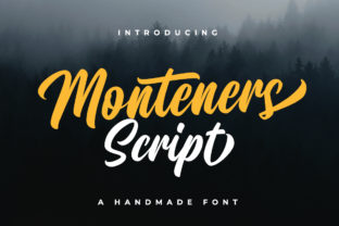Monteners: The Elegant Script Font for Handmade Creators