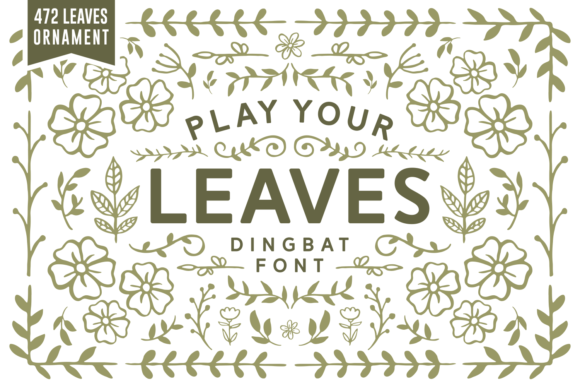 Play Your Leaves: A Premium Dingbat Typeface for Elegant Web Design