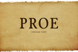 Proe: The Elegant Serif Font for Elevated Brand Identity