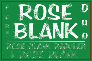 Rose Blank: The Decorative Typeface That Brings Craft Projects to Life