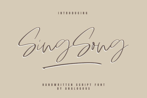 Sing Song: The Handwritten Typeface That Elevates Your Craft Shop