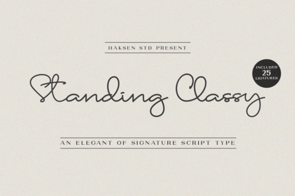 Standing Classy: The Elegant Script Typeface for Modern Web Design