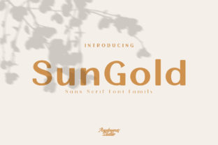 Sun Gold: A Timeless Sans Serif for Modern Brand Identity