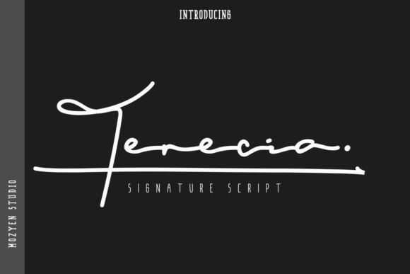 Terecia: The Elegant Script Typeface for Campaigns That Demand Attention