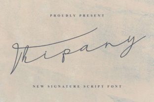 Thipany: The Elegant Script Font That Elevates Campaign Visuals