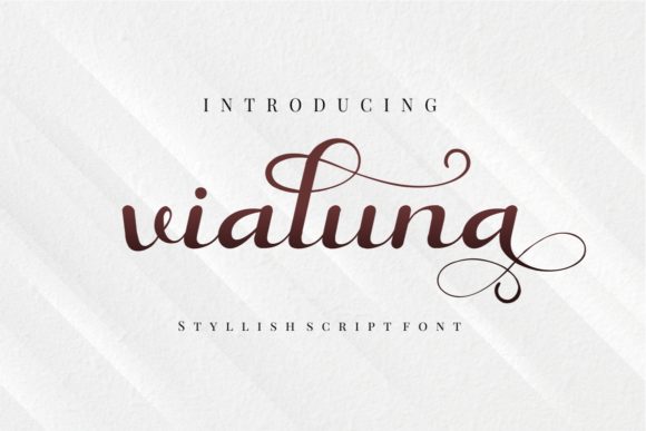 Vialuna: The Elegant Script Font for Scroll-Stopping Visuals
