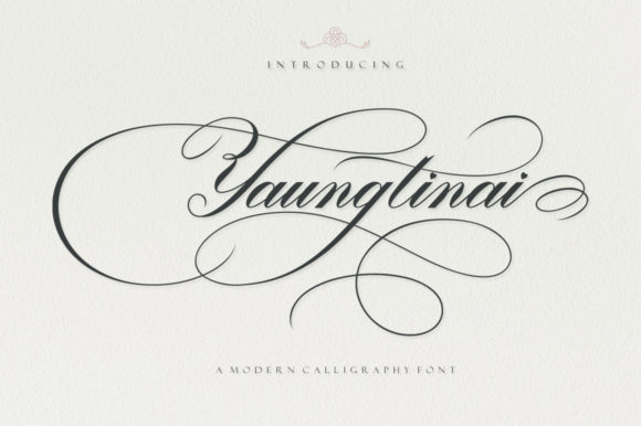 Yaungtinai: The Elegant Script Typeface for Editorial Design
