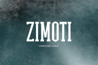Zimoti: The Chunky Serif Font for Handmade Product Labels and Prints